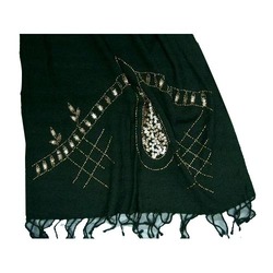 Manufacturers Exporters and Wholesale Suppliers of Black Cotton Scarf New Delhi Delhi